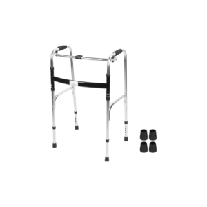 Stainless Steel Walking Frame - Height Adjustable